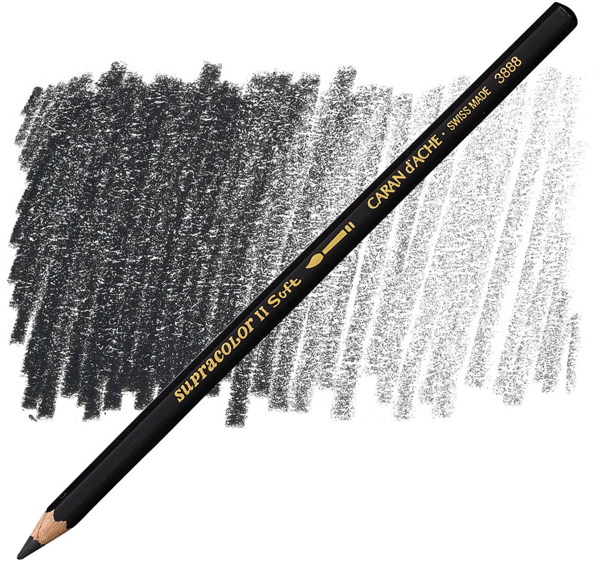 Caran Dache Supracolor   Ivory Black (496)